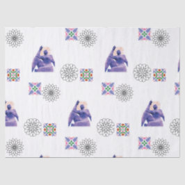 Sternengucker-Skulptur Kaleidoskop-Seidenpapier Seidenpapier