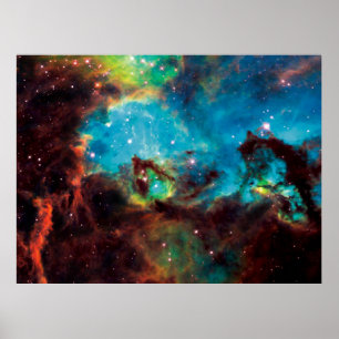 Sternenhaufen NGC 2074 Tarantelnebel Weltraumfoto Poster