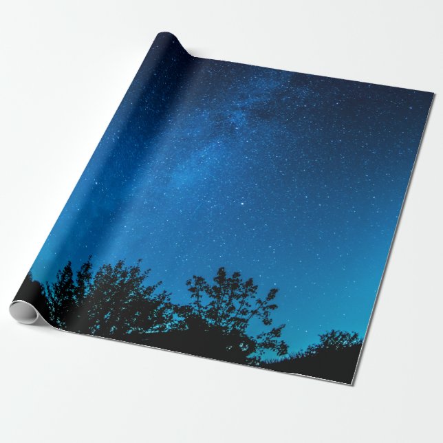 Sternenhimmel Geschenkpapier (Ungerollt)