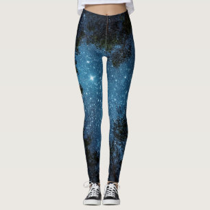 Sternenhimmel, Milchstraße. Leggings