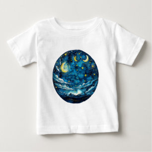 Sternenhimmel mit Monden – Kinder des Himmels  Baby T-shirt