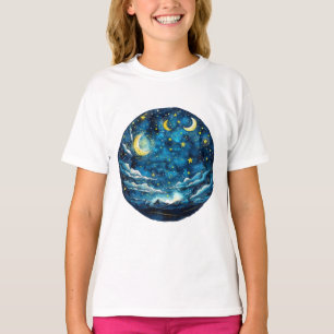 Sternenhimmel mit Monden – Kinder des Himmels T-Shirt