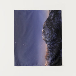 Sternenhimmel über den Bergen Wandteppich