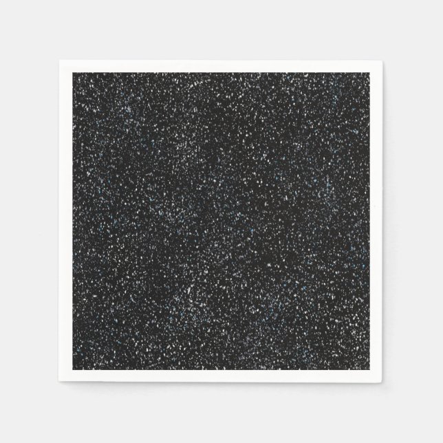 Sternenhimmel: Weltraum-Kunst Serviette (Vorderseite)