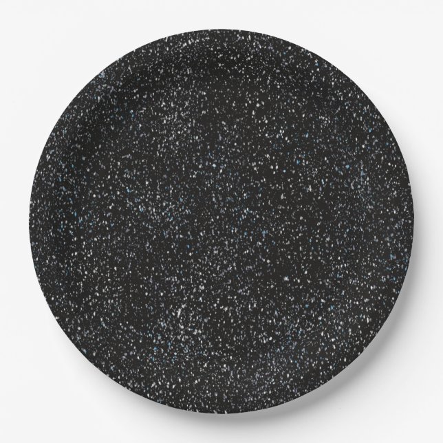 Sternenhimmel: Weltraumkunst Pappteller (Vorderseite)