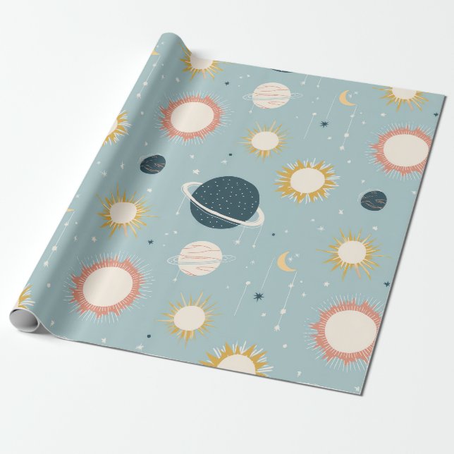 Sternenkinder-Geschenkpapier Geschenkpapier (Ungerollt)