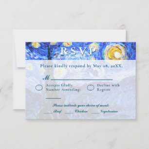 Sternenklar Hochzeit RSVP individuelle Einladungsk Einladung