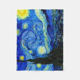 Sternenklare Nacht durch Van- Goghschöne Kunst Fleecedecke