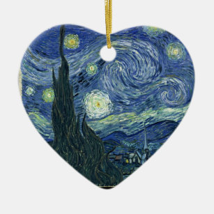 Sternenklare Nacht durch Vincent van Gogh Keramikornament