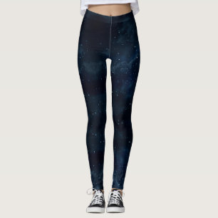 Sternenklare Nacht Leggings, Galaxie Weltraum Legg Leggings