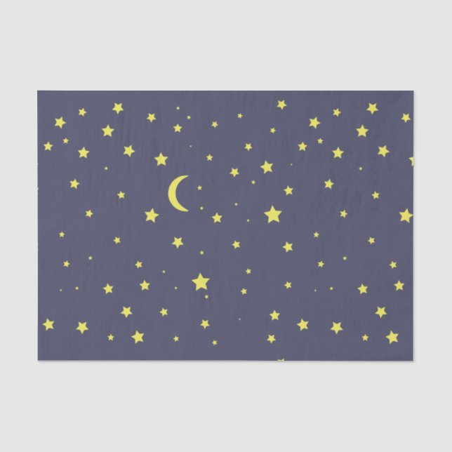 Sternenklare Nacht Seidenpapier (Vorderseite)