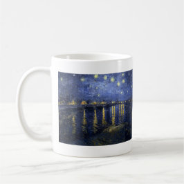 Sternenklare Nacht über der Rhône Kaffeetasse