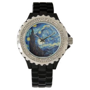 "Sternenklare Nacht" Uhr Van Gogh