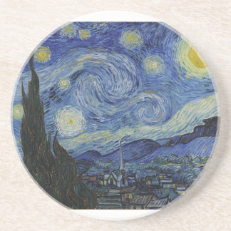 Sternenklare Nacht Van Gogh Getränkeuntersetzer