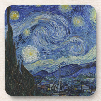 Sternenklare Nacht Van Gogh Untersetzer