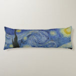 Sternenklare Nacht Vincent van Gogh Seitenschläferkissen<br><div class="desc">Dieses schöne, Kunstkörperkissen zeigt einen Teil von niederländischer PostenImpressionist Maler Vincent van Goghs berühmter Malerei, "die sternenklare Nacht." Gemalt während sein bleibe Sie am Heiliges Remy Asyl in den 1880's, stellte Van Gogh die Rolling Hills und Zypressenbäume dar, die er von seinem Fenster sah. Er addierte auch das Dorf, das...</div>