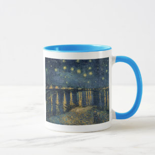 Sternenklare Nacht Vincent van Goghs über der Tasse