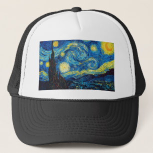Sternenklare Nachthut Van Gogh Truckerkappe