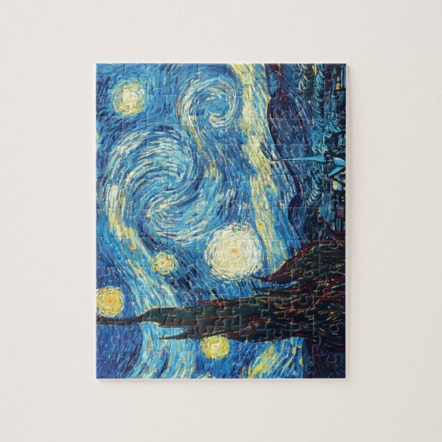 Sternenklare Nachtmalerei Van Gogh (Vertikal)