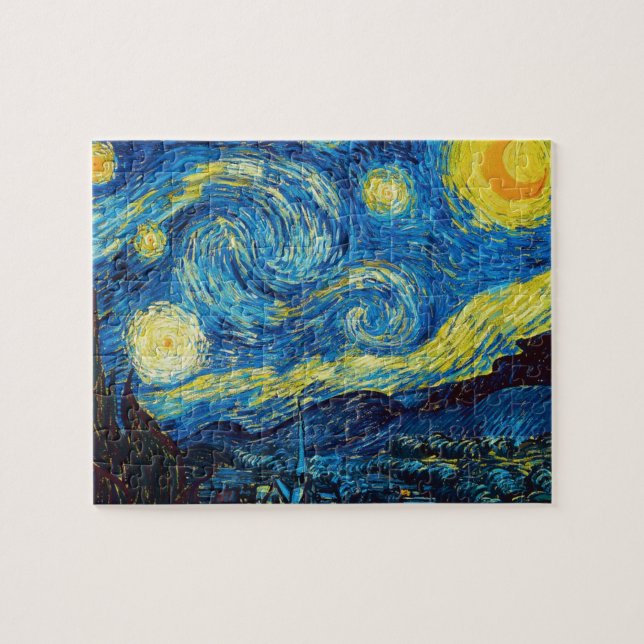 Sternenklare Nachtpuzzlespiel Van Gogh (Horizontal)
