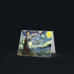 Sternenklare Nachtschöne Kunst Van Gogh Karte<br><div class="desc">Sternenklare Nacht,  die berühmteste Malerei niederländischen Posten-Impressionist Meisters Vincent van Gogh. Ein einziger Zypressenbaum,  ein Schlafendorf und ein Himmel,  der mit Sternen whirls. 

 Christliche religiöse geistige inspirational Malerei der feinen Kunst des Vintagen retro niedlichen girly schönen populären künstlerischen bunten eleganten Dekors Landschaftsnaturmuster Post-Impressionismus dekorativen.</div>