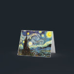 Sternenklare Nachtschöne Kunst Van Gogh Karte<br><div class="desc">Sternenklare Nacht,  die berühmteste Malerei niederländischen Posten-Impressionist Meisters Vincent van Gogh. Ein einziger Zypressenbaum,  ein Schlafendorf und ein Himmel,  der mit Sternen whirls. 

 Christliche religiöse geistige inspirational Malerei der feinen Kunst des Vintagen retro niedlichen girly schönen populären künstlerischen bunten eleganten Dekors Landschaftsnaturmuster Post-Impressionismus dekorativen.</div>