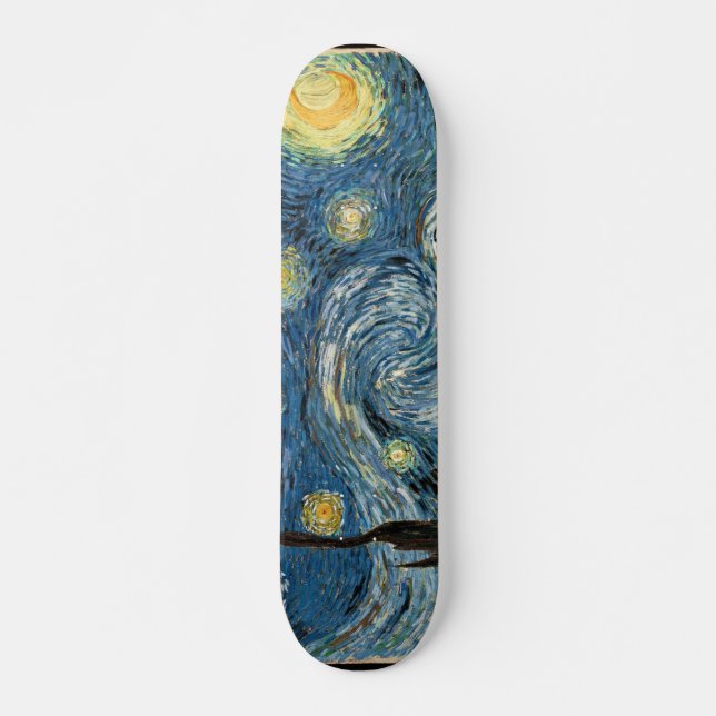 Sternenklare NachtSkateboard Van Gogh Pro Skateboard (Vorne)