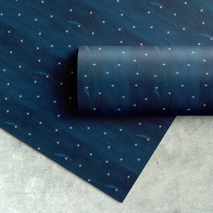 Sternenklare Nachtweihnachten Geschenkpapier