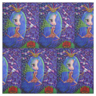 Sternenklare Nachtzahn-Fee-Prinzessin Big Eye Doll Stoff