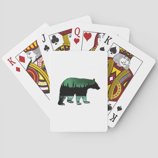 Sternenklare Wildnis Spielkarten (Rückseite)