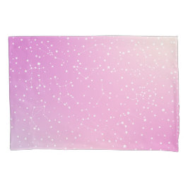 Sternenkonstellation der Astrologie Rosa Gradient Kissenbezug