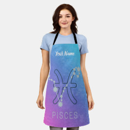 Sternenkonstellation Pisces Zodiac Sign Horoskop Schürze
