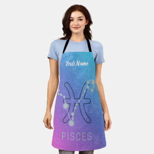 Sternenkonstellation Pisces Zodiac Sign Horoskop Schürze