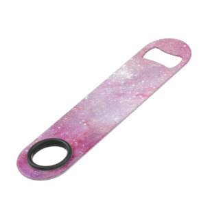 Sternenlicht Rosa Wasserfarbe Sterne Galaxie Speed Flaschenöffner
