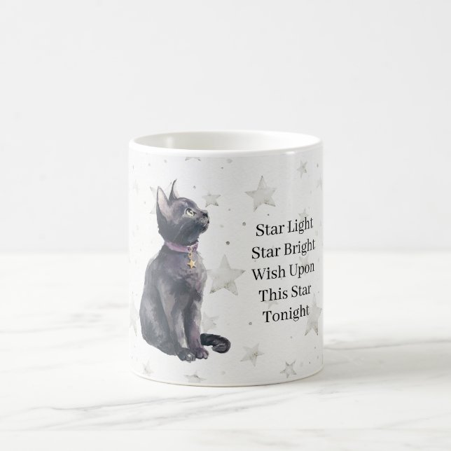 Sternenlicht Sternenhell Wunsch Kaffeetasse (Mittel)
