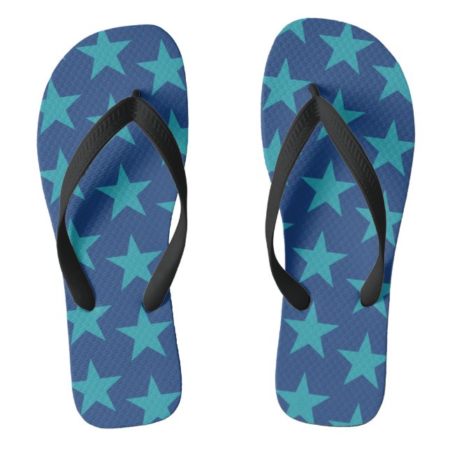 Sternenmuster 7 flip flops (Fußbett)