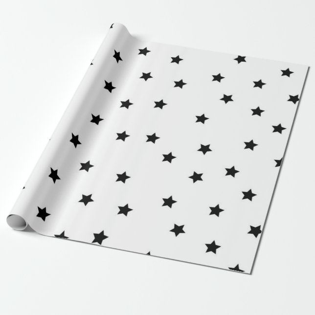 Sternenmuster Geschenkpapier (Ungerollt)