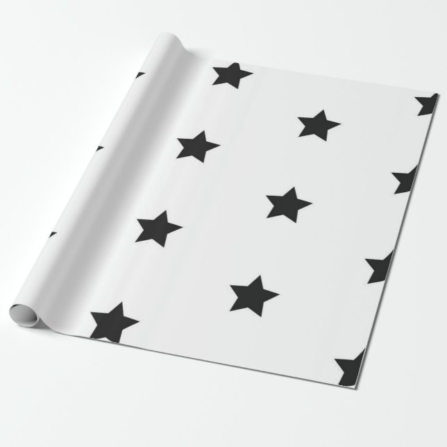 Sternenmuster Geschenkpapier (Ungerollt)