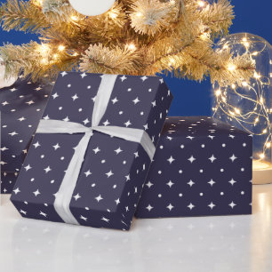Sternenmuster im Weltraum & galaktische Kosmik  Geschenkpapier