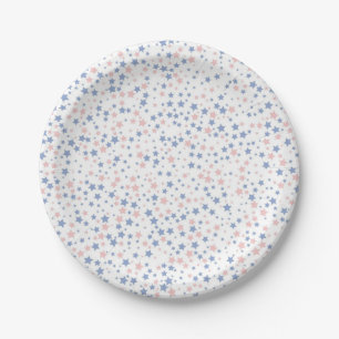 Sternenmuster Pappteller