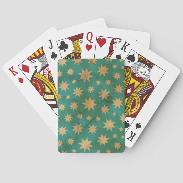 Sternenmuster Spielkarten (Rückseite)