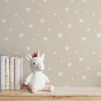 Sternenmuster Träumerisches Boho-Kinderzimmer Warm Tapete