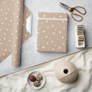 Sternenmuster Träumerisches Boho-Print Kinder Blas Geschenkpapier