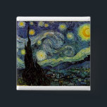 Sternennacht,1889,Vincent van Gogh Button<br><div class="desc">Sternennacht, 1889, Vincent van Gogh</div>