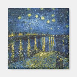 Sternennacht am Rhone von Vincent van Gogh Magnet