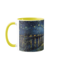 Sternennacht an der Rhone Tasse – Van Gogh inspiri