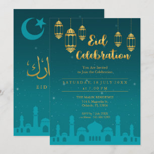 Sternennacht-Eid-Mubarak-Party-Einladung Einladung