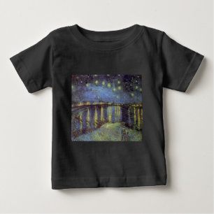 Sternennacht-Gemälde von Van Gogh Baby T-shirt