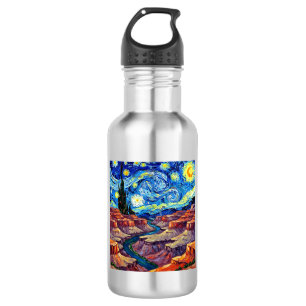 Sternennacht Grand Canyon Arizona Edelstahlflasche