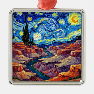 Sternennacht Grand Canyon Arizona Ornament Aus Metall